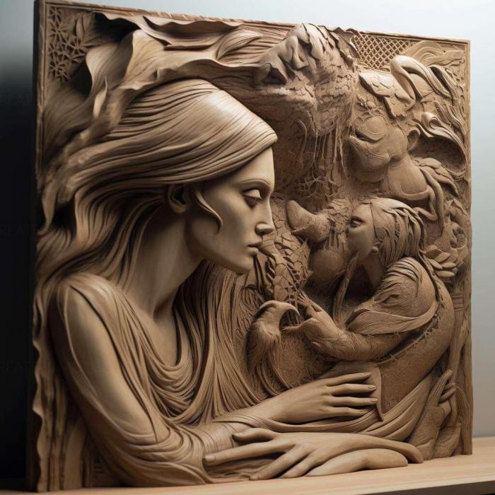 نموذج ثلاثي الأبعاد لآلة CNC 3D Art 